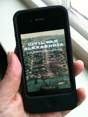 Civil War iPhone App in Hand