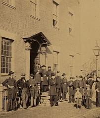 Outside City Hotel During Civil War