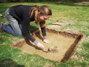 Fort Ward Grave Excavation image