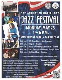 Memorial Day Jazz Fest Flyer image