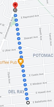 Art on the Avenue Map